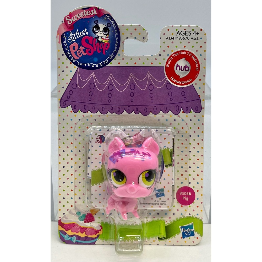 2012 Sweetest Littlest Pet Shop #3056 Pig A1341/93670 Asst. NIP